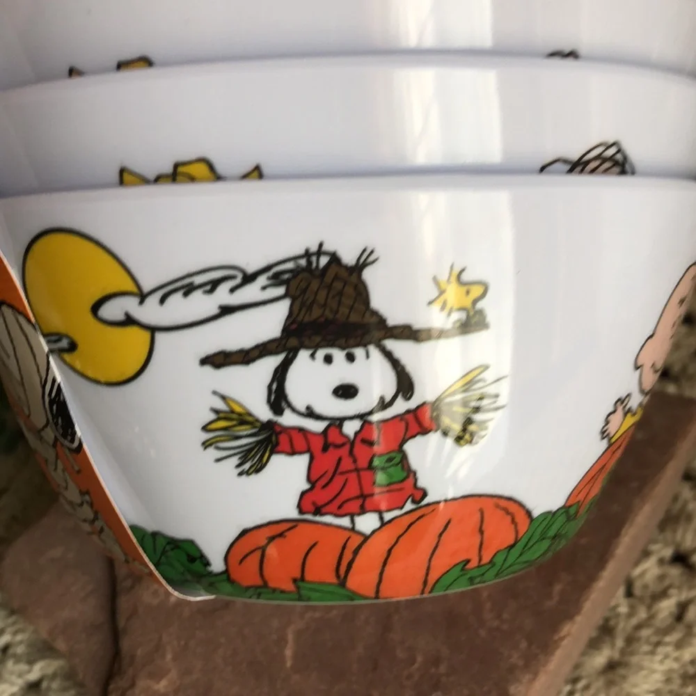 Peanuts HALLOWEEN Melamine Snack Bowls